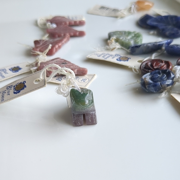 Carved Stone Beads - Picture 2 of 3